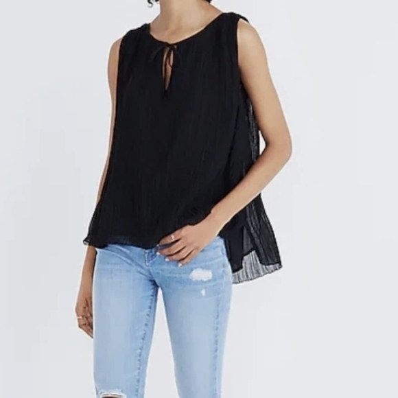 Madewell Tops - Madewell Krinkle Sleeveless Top